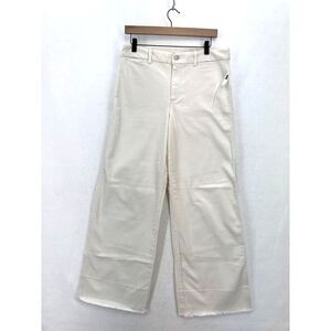GAP Cream Wide Leg Crop Pants. 10 Tall